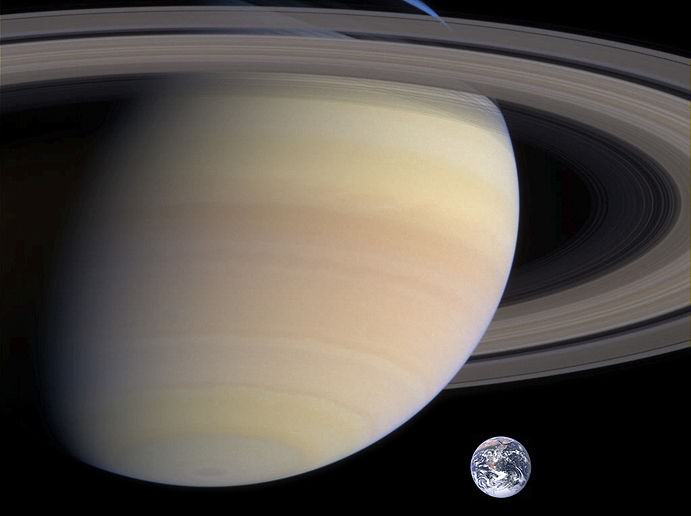 Saturn compared to TERRA-1